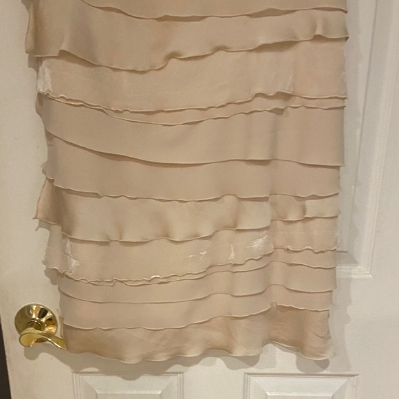 LOFT Cream Sleeveless Dress - Picture 5 of 11